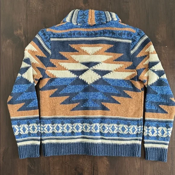 LUCKY BRAND WOMENS CARDIGAN SOUTHWESTERN AZTEC THICK COTTON SOFT MEDIUM - Picture 11 of 16